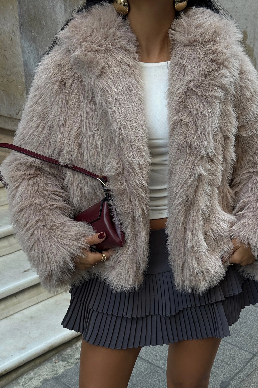 Fur Coat ~ Creme